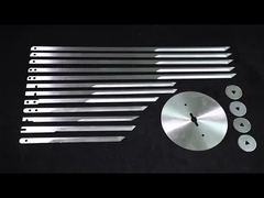 Cutting machine blade and knife