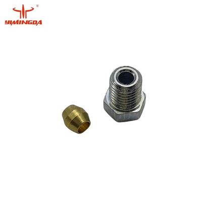 Textile Cutter Machine Part No. 060866 Oil Hose Connection Screw For Bullmer Procut Xl7501