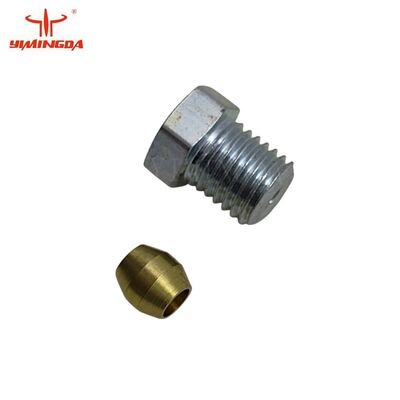 Textile Cutter Machine Part No. 060866 Oil Hose Connection Screw For Bullmer Procut Xl7501